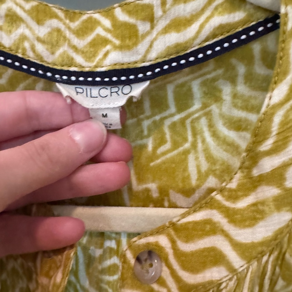 Pilcro Mustard Top - Picture 3 of 4